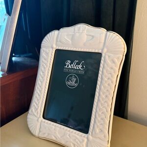 RARE Belleek Cream Celtic Knot Frame